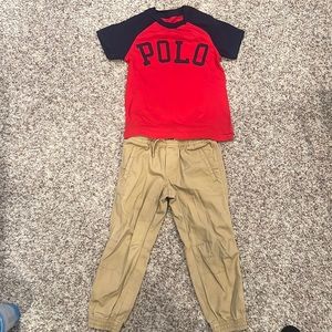 Polo by Ralph Lauren Top and Bottom Size 4